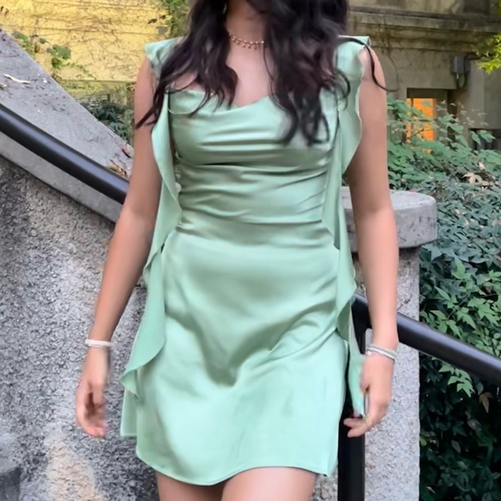 satin dress